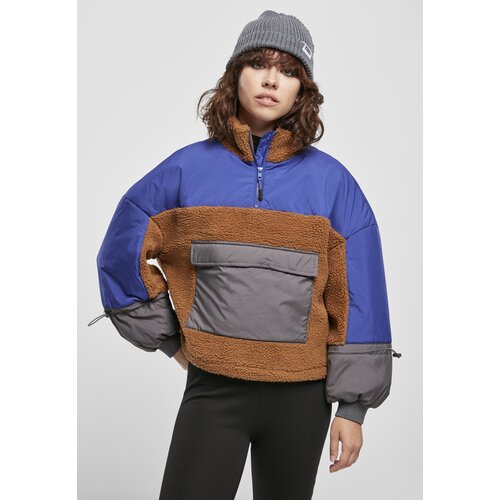 Urban Classics Women's Sash Three-Color Tug Jacket Caramel/Blue-Purple Cijene