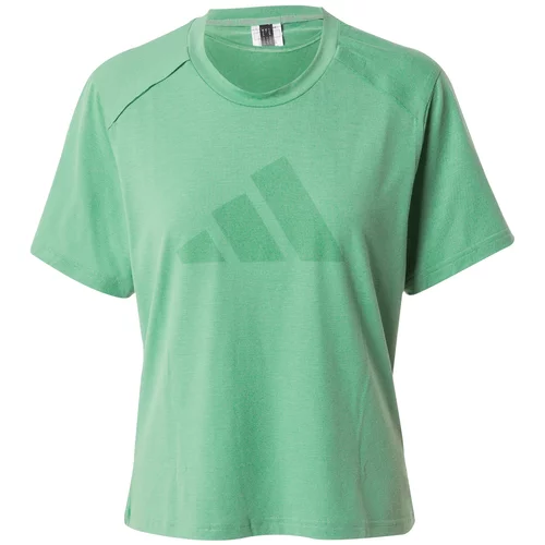 Adidas Tehnička sportska majica 'POWER BL TEE' zelena