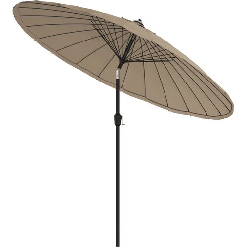  suncobran s aluminijskim stupom 270 cm smeđesivi Slike