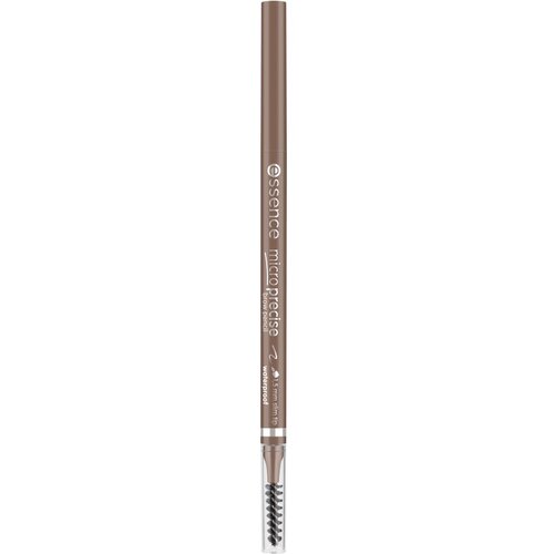 Essence Micro Precise vodoodporen svinčnik za obrvi s krtačko odtenek 02 Taupe 0.05 g Slike