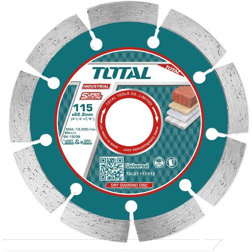 Total Dijamantna rezna ploča 115 mm / INDUSTRIAL (TAC21111512) Cijene