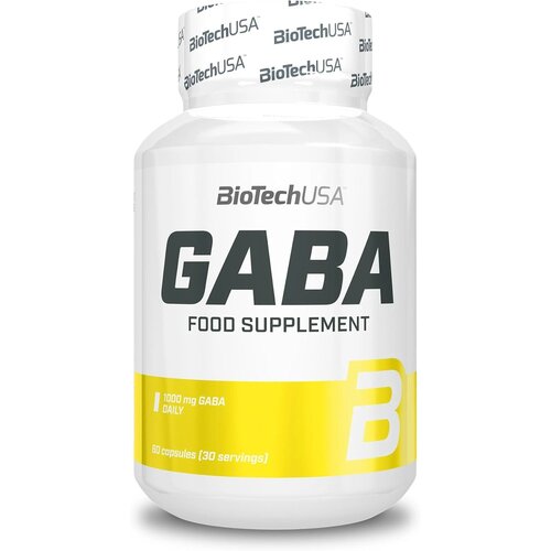 BioTech USA GABA Dodatak ishrani sa gama-aminobuternom kiselinom, 60 kapsula Slike