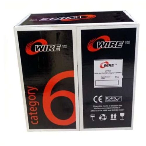 Owire LAN UTP kabl Cat6 Solid/CCA/0,56mm/Plavi/305m Cene