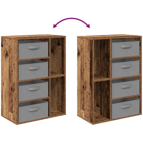  Kreveta s ladicama Staro drvo 60 x 33 5 x 84 cm Slike
