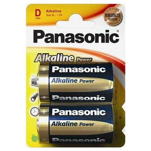 Panasonic LR20 bronze B2 alkalna baterija Slike