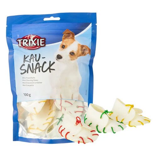 Trixie poslastica za pse cipelice 7cm 10kom 100gr Denta Fun Dog Mini 31447 Slike
