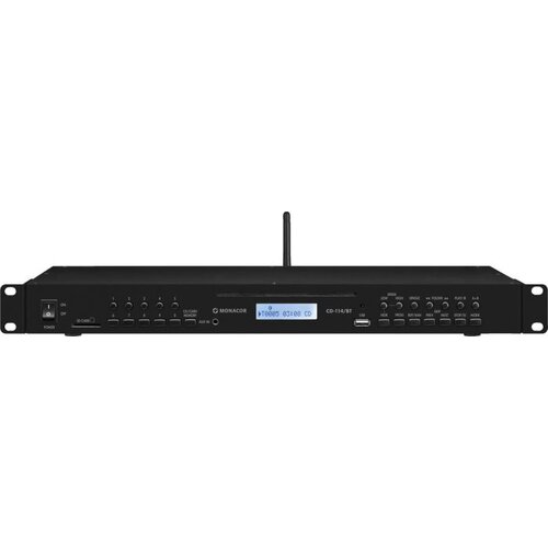 Monacor CD-114/BT CD/MP3 Predvajalnik, Bluetooth, USB, SD - - Audio-Kondric Cene