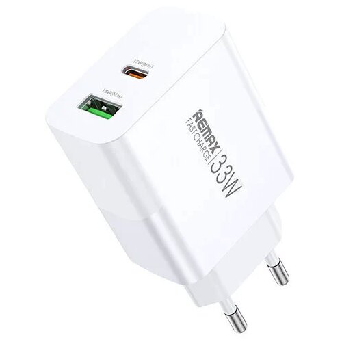 Remax kućni punjač kiddy RP-U122 33W a+c fast charger beli Cene