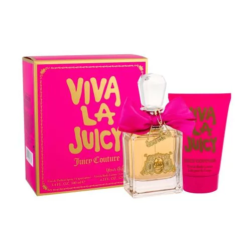 Juicy Couture Viva La Juicy Set parfumska voda 100 ml + losjon za telo 125 ml za ženske