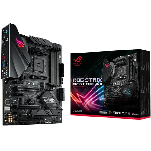 Asus ROG STRIX B450-F GAMING II AMD B450, AM4, 4xDDR4 HDMI, DP, 2xM.2, RAID, ATX