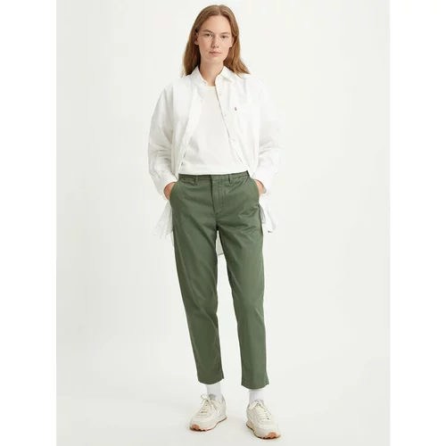 Levi's Chino hlače Essential Chino A46730003 Zelena Straight Fit