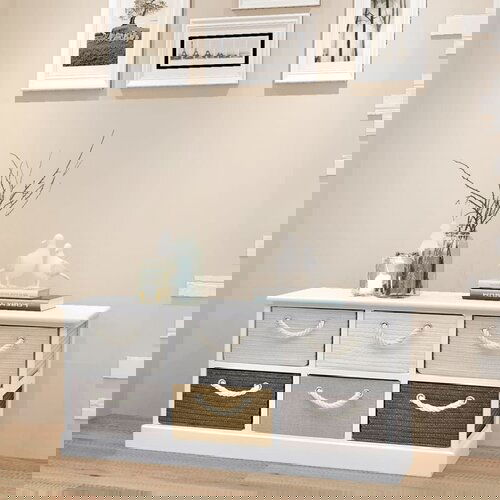 The Living Store Lesena Klop za Shranjevanje s 6 Predali - Klop, (21485920) Slike