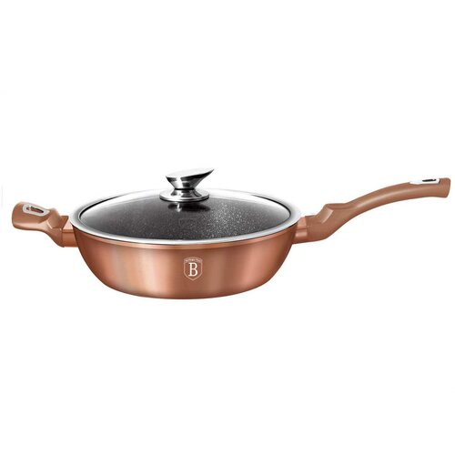 Shumee granitna ponev 28CM berlinger haus metalic line rosegold BH-1518-N, (21237440) Cene