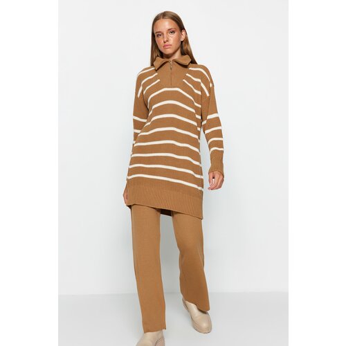 Trendyol Two-Piece Set - Brown - Relaxed fit Slike