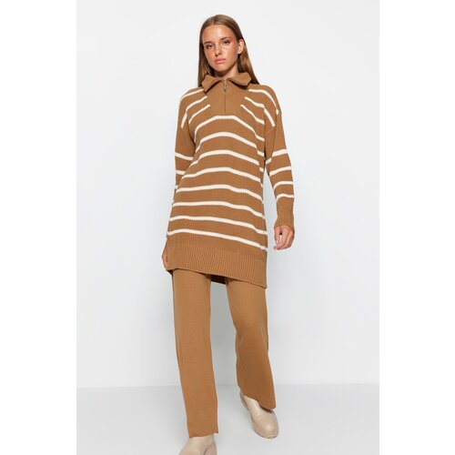 Trendyol Two-Piece Set - Brown - Relaxed fit Cene