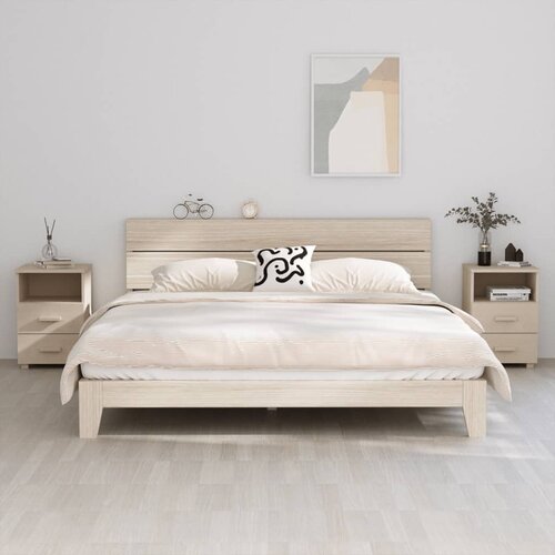  Noćni ormarići HAMAR 2 kom boja meda 40x35x62 cm od borovine Cene