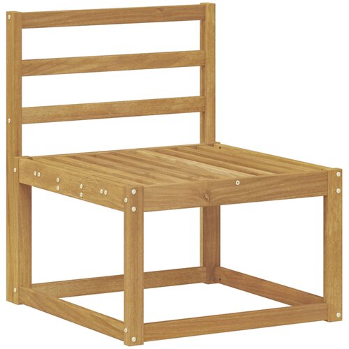  Set vanjskih sofa 5 kom. Bijela Čvrsto drvo akacije Slike