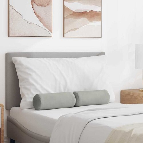 vidaXL valjkasti jastučići 2 pcs svijetlo siva Ø 15 x 40 cm Cene