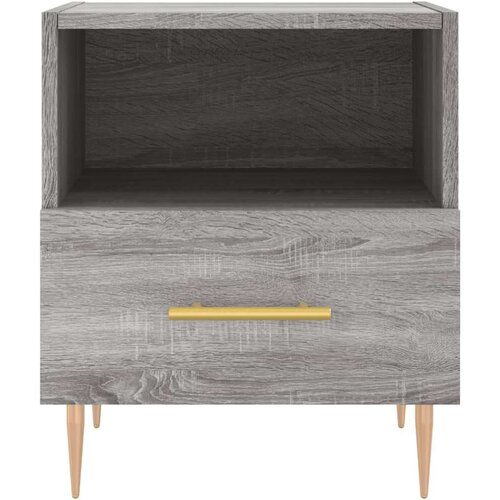 VidaXL Noćni ormarići 2 kom boja hrasta 40x35x47 5cm konstruirano drvo Slike