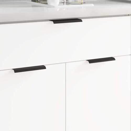 Drška 12 pcs Crna 120 x 39.6 x 17 mm Aluminij Cene
