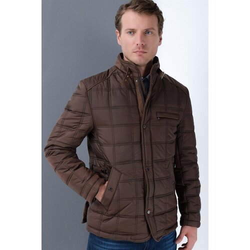 Dewberry M8640 MEN'S COAT-BROWN Cene