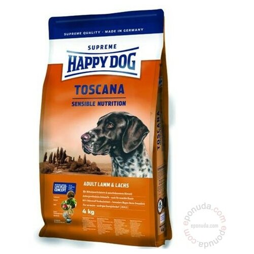 Happy Dog Supreme Sensible Nutrition Toscana, 12.5 kg+2 kg GRATIS Slike