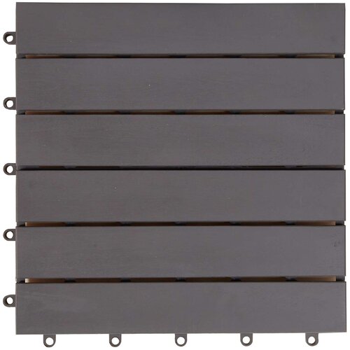  Pločice za decking 20 pcs Siva 30 x 30 cm Acacijsko drvo Slike