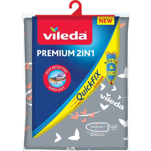 Vileda Prevleka za likalno desko Premium Grey Cotton Cene