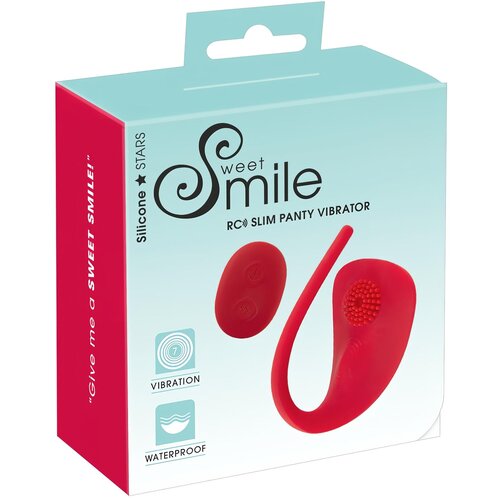 Sweet Smile SMILE Slim Panty - bežični, radio klitoralni vibrator (crveni) Cijene