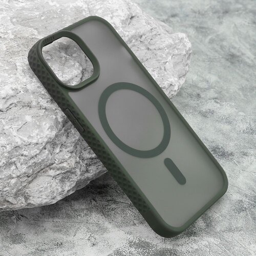 Maska rugged magsafe za iphone 15/ tamno zelena Slike