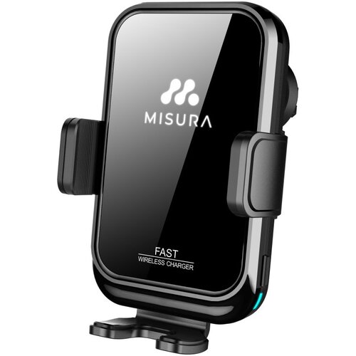 Misura MA04 - Nosilec za telefon v avtomobilu z brezžičnim polnjenjem QC3.0 BLACK, (21656932) Cene