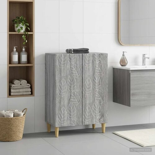  Ormarić za kupaonicu DELFT Siva Sonoma 59 5 x 31 x 80 cm - Siva Sonoma Cene