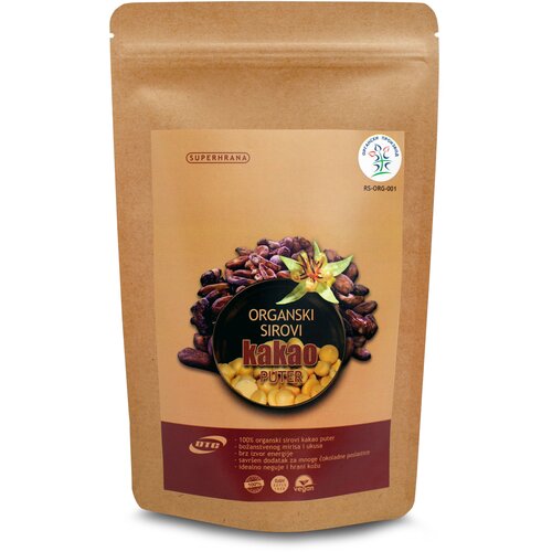 Dtc kakao puter, sirovi, organski 1000g Cene