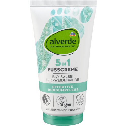 Alverde Naturkosmetik 5u1 krema za stopala 75 ml Cene