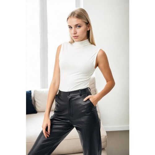 Dewberry 18697 Sleeveless Women Blouse-WHITE Slike