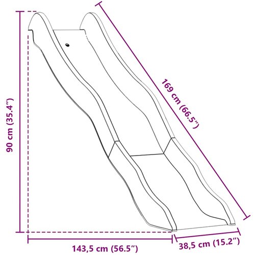  za igru plavi 174 x 38 cm od polipropilena Slike