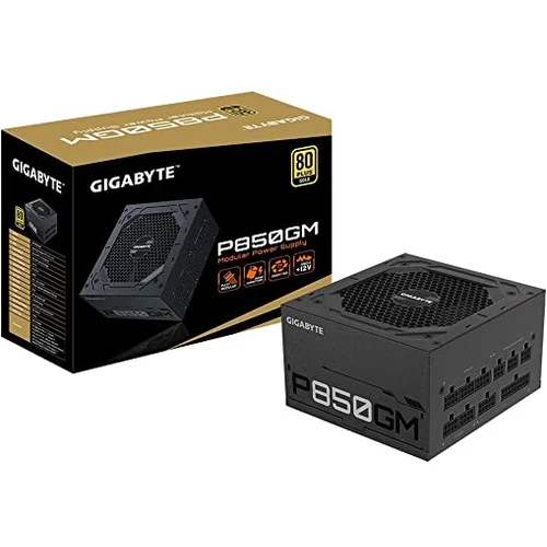 Gigabyte PSU 850W Gold Modular80+ GOLD; Fully Modular8xSATA,4xPCIe 6+2 Pin, 1xFloppy;