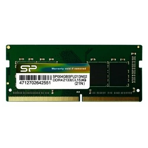 Silicon Power 4GB SODIMM DDR4 2400MHz CL17 dodatna memorija za laptop Slike