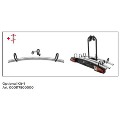 Menabo nosilec za dodatno kolo +1 merak extension kit + 1 bike Cene