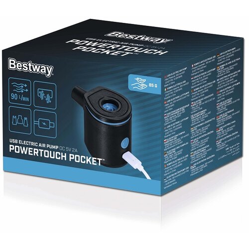Bestway PowerTouch Pocket električna pumpa za naduvavanje 90 Lmin USB Slike