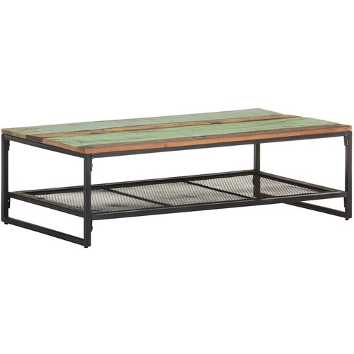  Stolić za kavu 110 x 60 x 35 cm od masivnog obnovljenog drva - 1 masivno obnovljeno drvo Slike