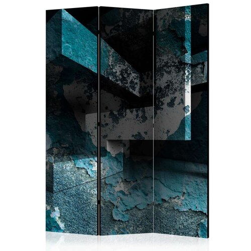  Paravan u 3 dijela - Azure Geometry [Room Dividers] 135x172 Slike