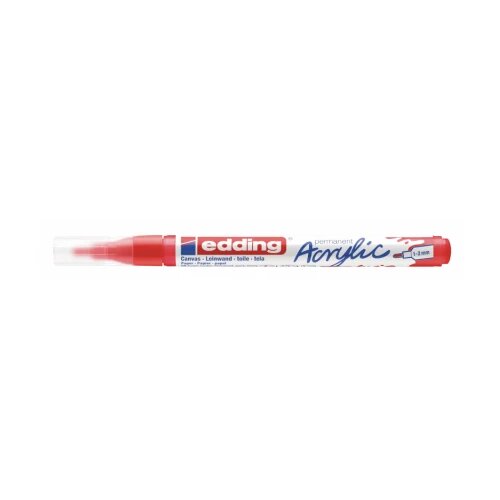 Akrilni marker E-5300 fine 1-2mm obli vrh Edding crvena 12MA53D Cene
