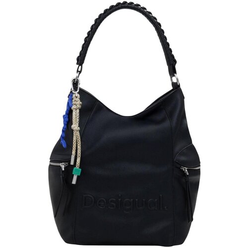 Desigual Nahrbtniki BACK_HALF LOGO ARICA 25WAKP07 Črna Slike