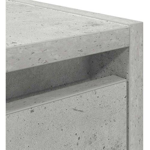 Zidni noćni ormarići 2 kom siva betona 38x34x40 cm Slike