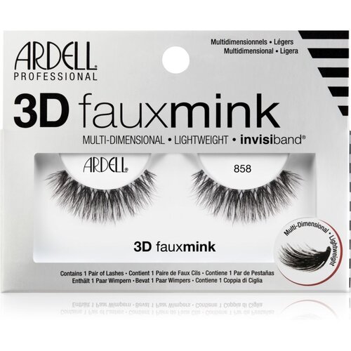 Ardell 3D Faux Mink 858 vi&scaron;eslojne umjetne trepavice 1 kom nijansa Black Cijene