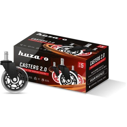  Casters 2.0 Crni kotačići za stolice Slike