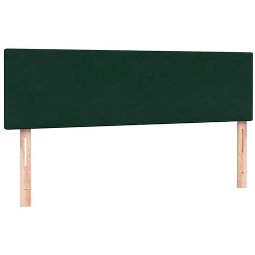 Box Spring krevet s madracem tamno zeleni 160x220 cm bar&amp;scaron;un Slike