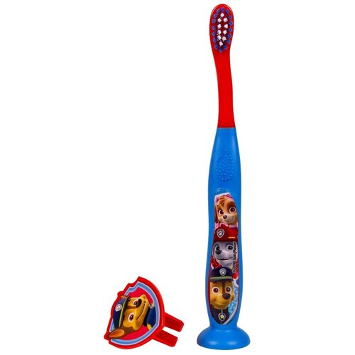 NOBRAND Tinokou, Ergonomska otro&scaron;ka zobna &scaron;četka - Paw Patrol, Modra, (5000071275) Cene