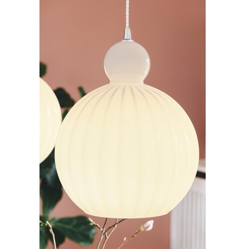 Halo Design 737321 - Visilica na sajli BALL BALL 1xE27/40W/230V, prečnik 32 cm, bela Slike